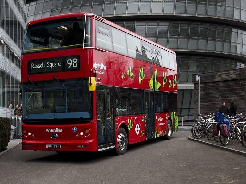 Autobus Double Decker 100% eléctrico llega a Londres